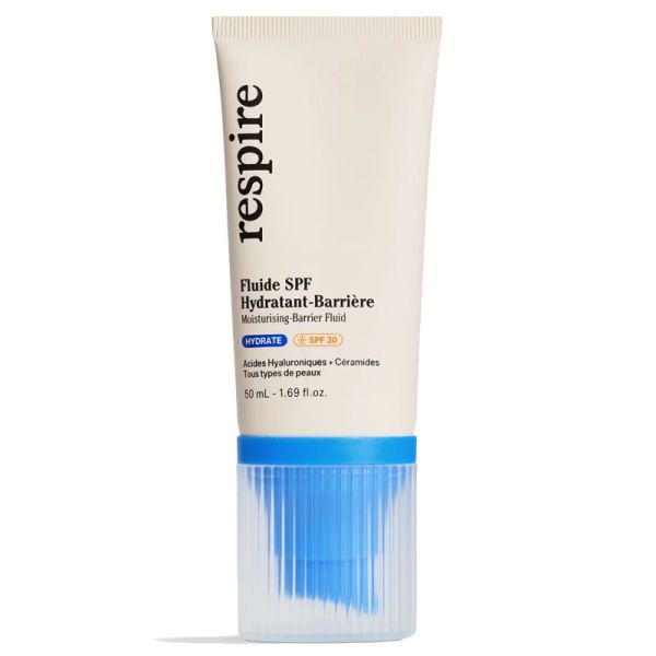 Respire Fluide SPF Hydratant-Barrière Bio SPF30 50ml – Hydrate et protège