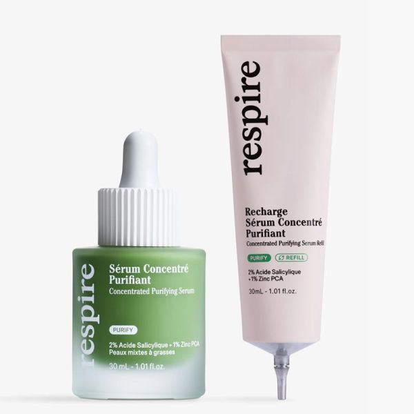 Respire Sérum Concentré Purifiant Recharge 30ml – Soin anti-imperfections