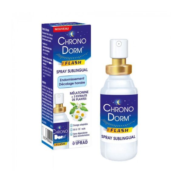 Chronodorm Flash Mélatonine Spray Sublingual 30ml