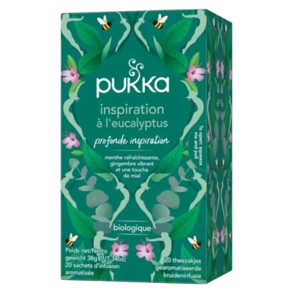 Pukka Infusion Inspiration à l'Eucalyptus Bio - 20 Sachets