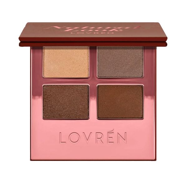 Lovren Palette d'Ombres à Paupières - OM4 - Honey Vibes - Toucher Léger et Soyeux - 1 pièce