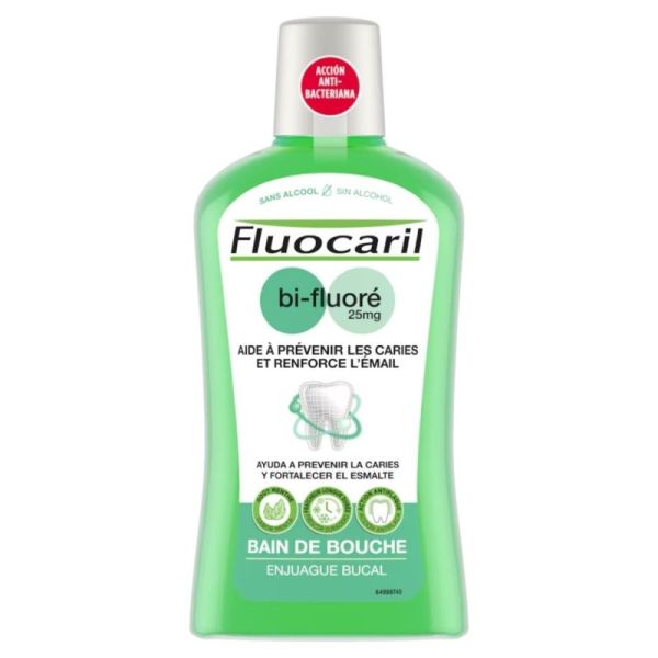 Fluocaril Bain de Bouche Bi-Fluoré 25mg 500ml - Prévention des caries et haleine fraîche