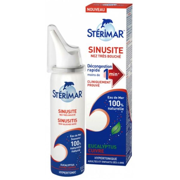 Stérimar sinusite nez très bouché 50 ml