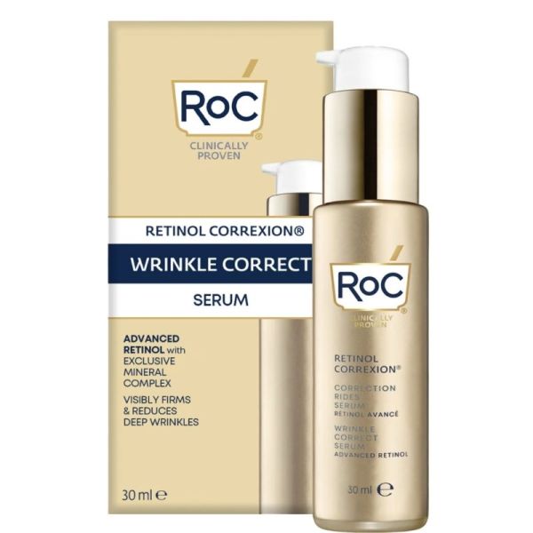 RoC Retinol Correxion Sérum Correction Rides 30 ml - Action sur les rides profondes