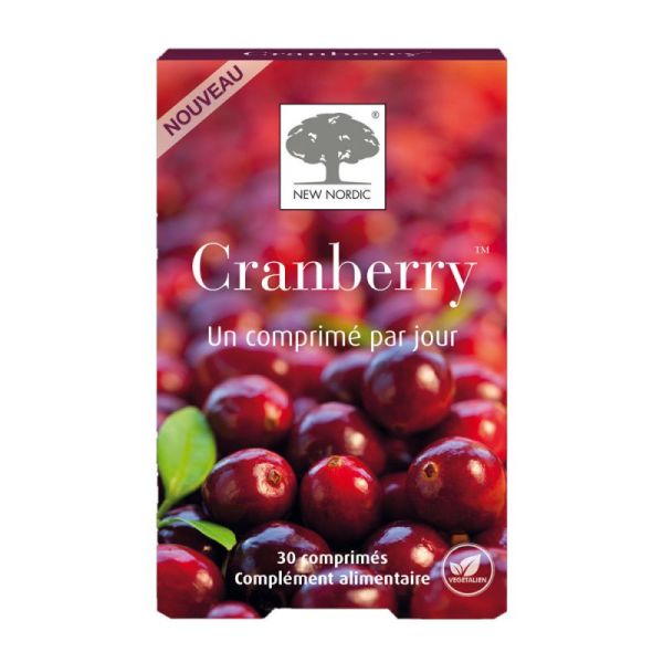New Nordic Cranberry 30 comprimés