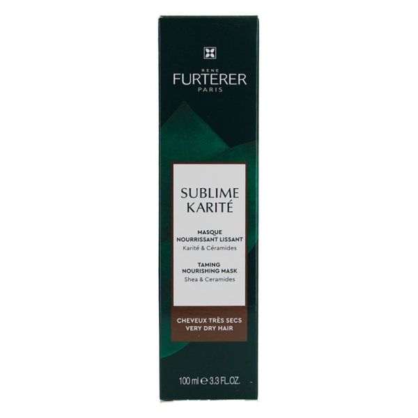 René Furterer Sublime Karité Masque Nourrissant Lissant - Nutrition Intense Cheveux Secs - 100 ml