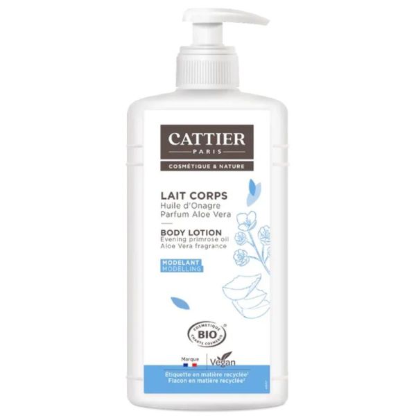 Cattier Lait Corps Modelant Bio 500ml – Fermeté et élasticité