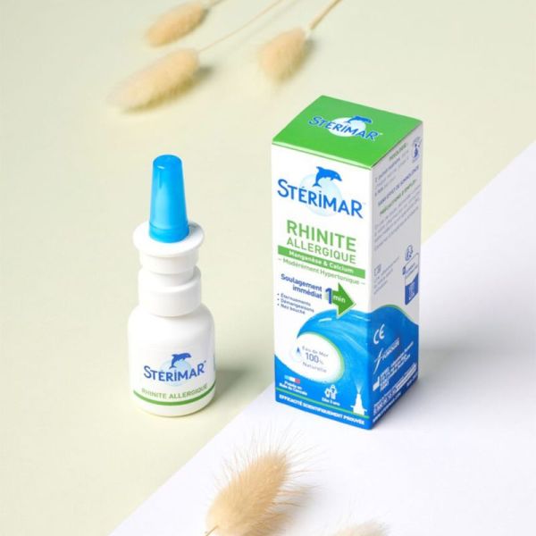 Stérimar Rhinite Allergique Spray Valve 20ml – Décongestion et soulagement