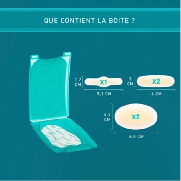 Compeed Ampoules Assortiment 5 Pansements – Réparation et fermeté