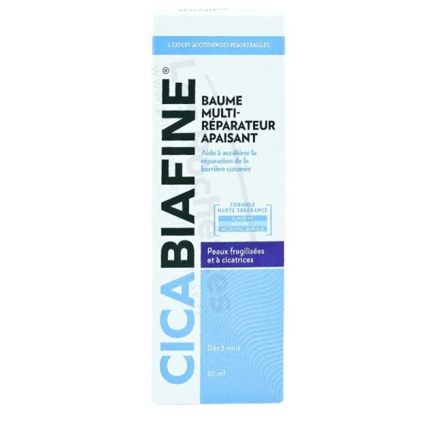 Cicabiafine Baume Multi-Réparateur Apaisant 50ml - Peaux abîmées, cicatrices