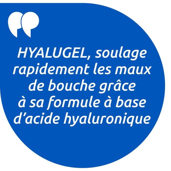 Hyalugel Bain de Bouche - 150 ml - Protège et Apaise les Gencives Sensibles