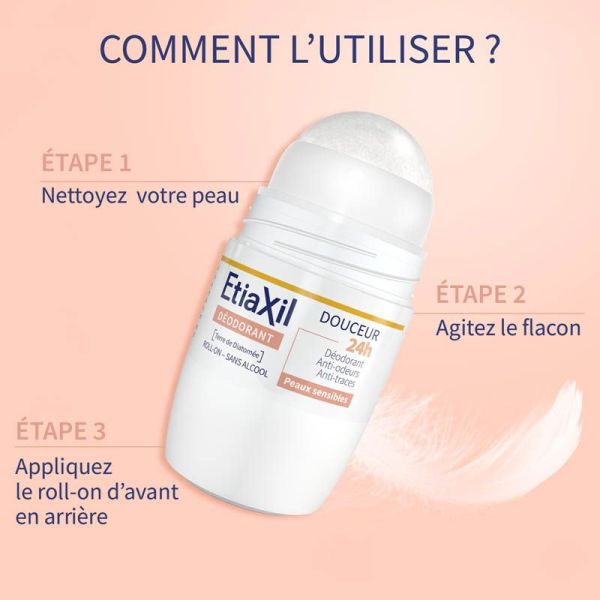Etiaxil Déodorant Douceur 48h Roll-On - 50ml