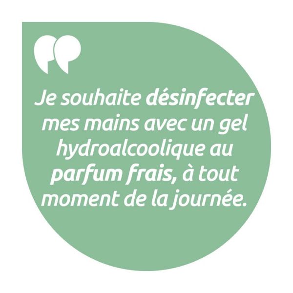 Baccide Gel Hydroalcoolique Mains Thé Vert - 100ml - Désinfection rapide, parfum frais