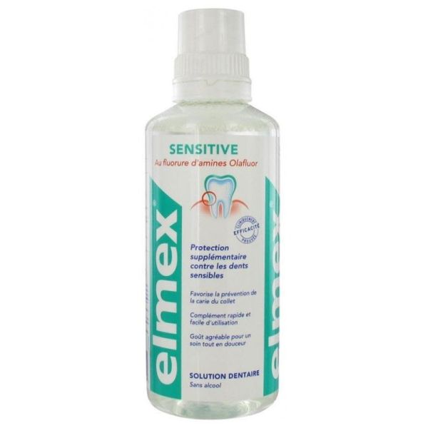 Elmex Sensitive Solution Dentaire Sans Alcool 400ml