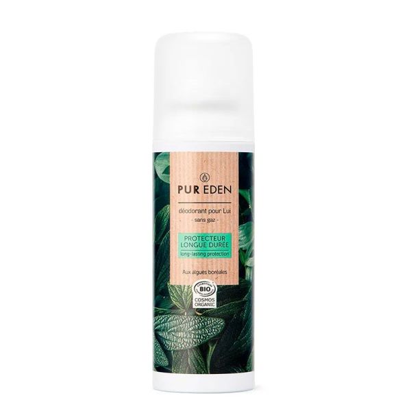 Pur Eden Déodorant Pour Lui - Longue Durée - Formule Naturelle - À l'Aloe Vera - 100ml