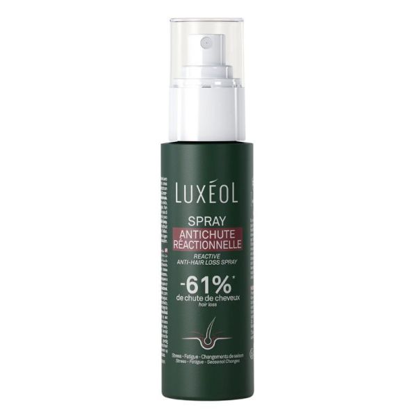 Luxéol Spray Antichute Réactionnelle Chute de Cheveux Passagère - 100ml