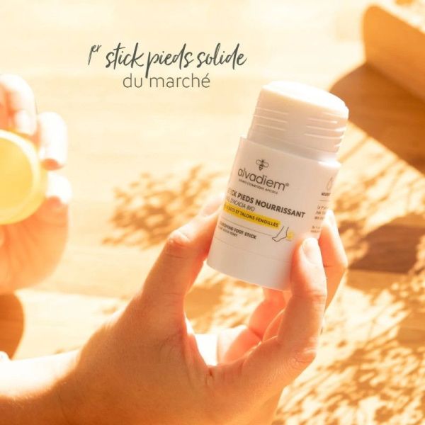 Alvadiem Stick Pieds Nourrissant au Miel d'Acacia Bio - 50g