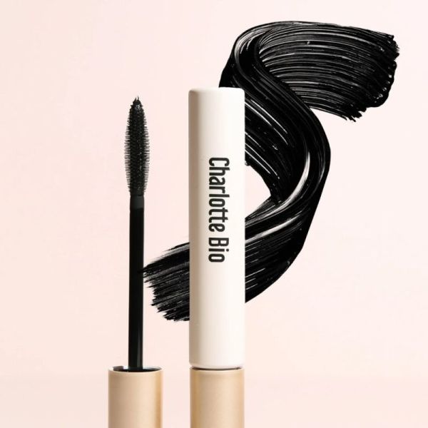 Charlotte Bio Mascara Volume Boost Naturel Noir 8ml - Densifie et sublime le regard des yeux sensibles