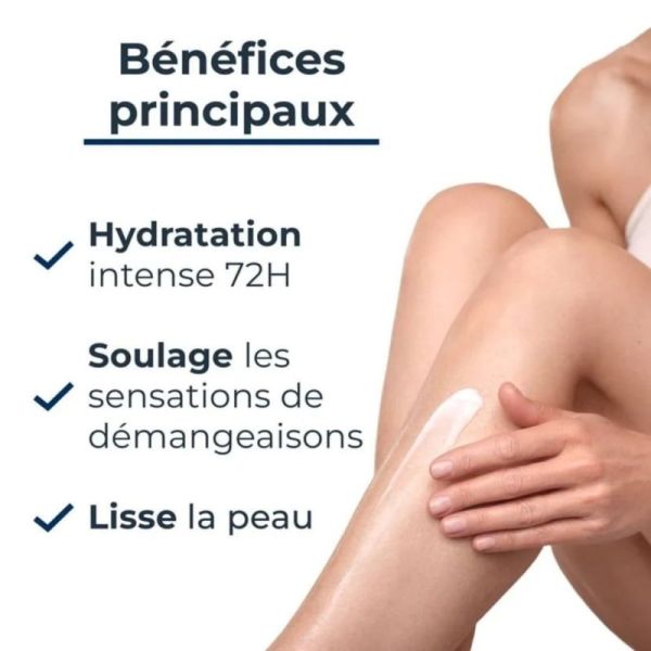 Eucerin UreaRepair Émollient Hydratant Intense 10% d'Urée 250ml - Hydratation intense 72h et soulagement des démangeaisons