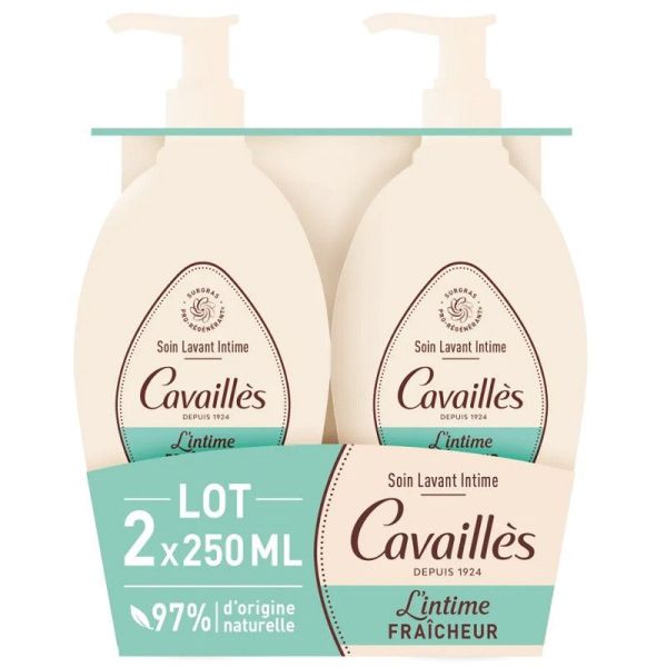 Rogé Cavaillès Soin Lavant Intime Fraîcheur - Lot de 2 x 250ml