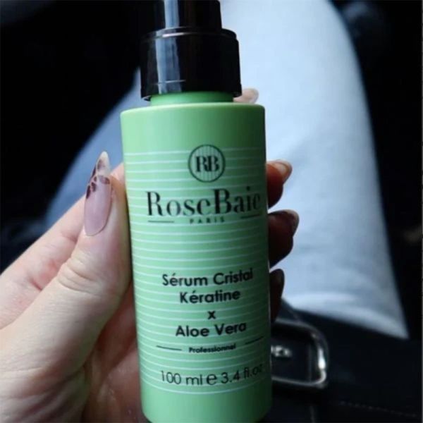 RoseBaie Sérum Cristal Kératine et Aloe Vera 100ml – Purification et hydratation