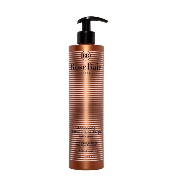 RoseBaie Shampoing Kératine & Huile d’Argan Cheveux Colorés - 500ml