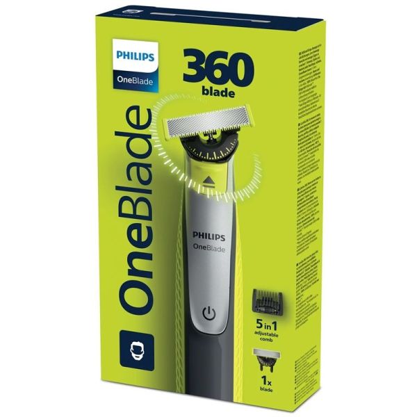Philips OneBlade 360 Rasoir Électrique Hybride Corps et Visage QP2734/23