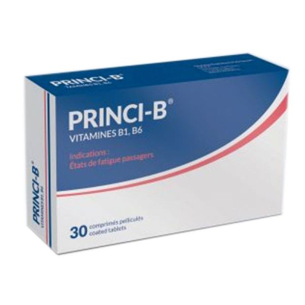 Princi B Vitamines B1 et B6 30 comprimés pelliculés
