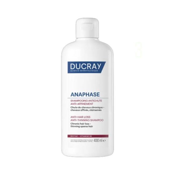 Ducray Anaphase Shampoing Antichute - Aide à Réduire la Chute de Cheveux Chronique - 200ml