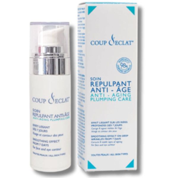 Coup d'Éclat Soin Repulpant Anti-Âge 30 ml – Soin hydratant anti-rides global 8-en-1