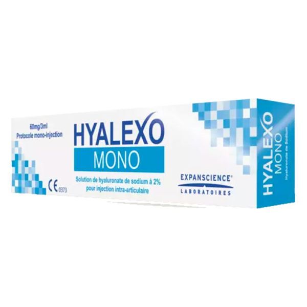 Expanscience Hyalexo Mono Injection Sodium Hyaluronate 2 % - Arthropathie - 1 seringue préremplie