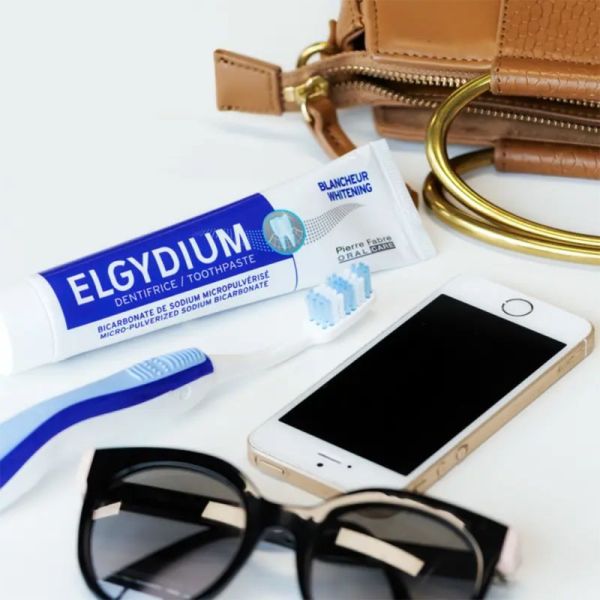 Elgydium Dentifrice Blancheur 75ml – Éclat naturel et protection