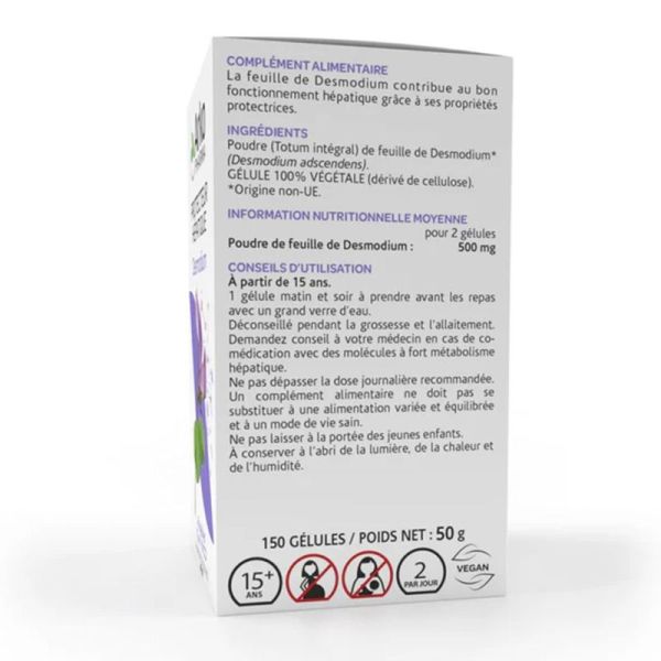 Arkopharma Arkogélules Desmodium 150 gélules - Détoxification hépatique