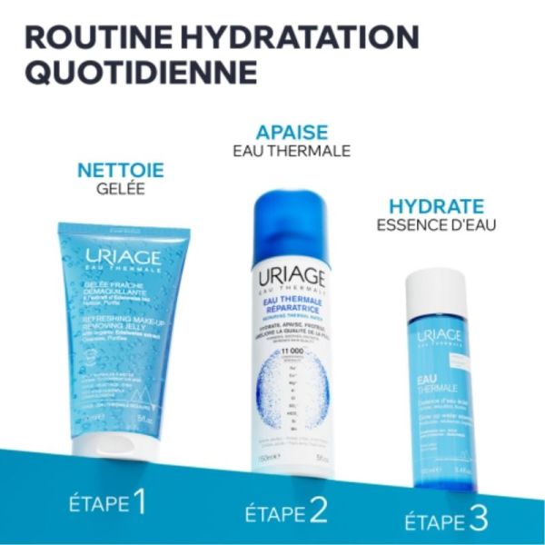 Uriage Gelée Fraîche Démaquillante 150 ml - Démaquille et purifie en un seul geste