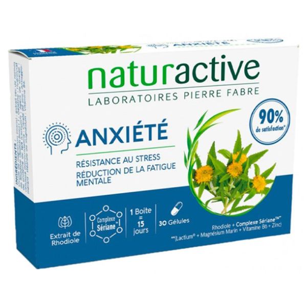 Naturactive Anxiété - Renforce la Résistance au Stress - 30 Gélules