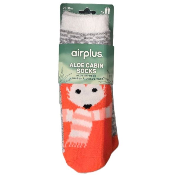 AirPlus Aloe Cabin Chaussettes Hydratantes Enfant Renard - Pointure 28-36