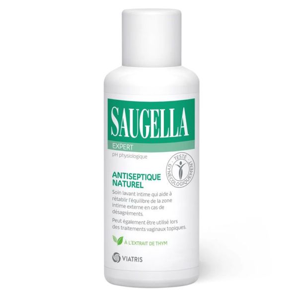 Saugella Antiseptique Naturel 250 ml - Soin lavant intime