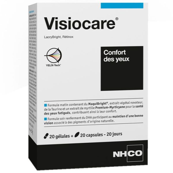 NHCO Visiocare Confort des Yeux 20 gélules + 20 comprimés