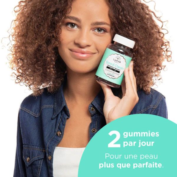 Lashilé Beauty Good Clean Perfect Boost Peau Nette - Réduit les Imperfections de la Peau -  60 Gummies