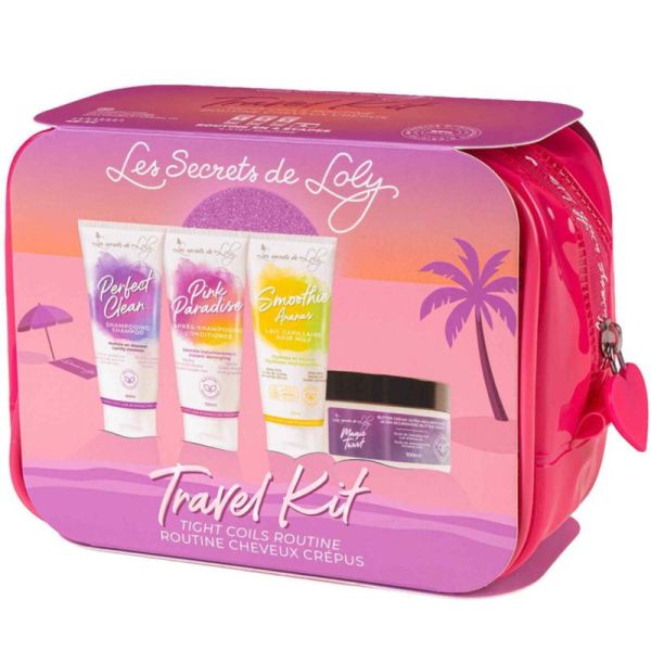 Les Secrets De Loly Trousse Cheveux Crépus Format Voyage – Routine complète