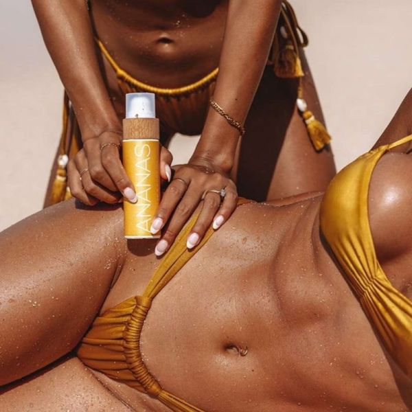 Cocosolis Ananas Suntan & Body Oil 110 ml – bronzage rapide et intense
