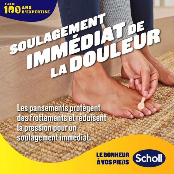 Scholl Traitement Durillons - 8 Pansements - Élimination ciblée des durillons