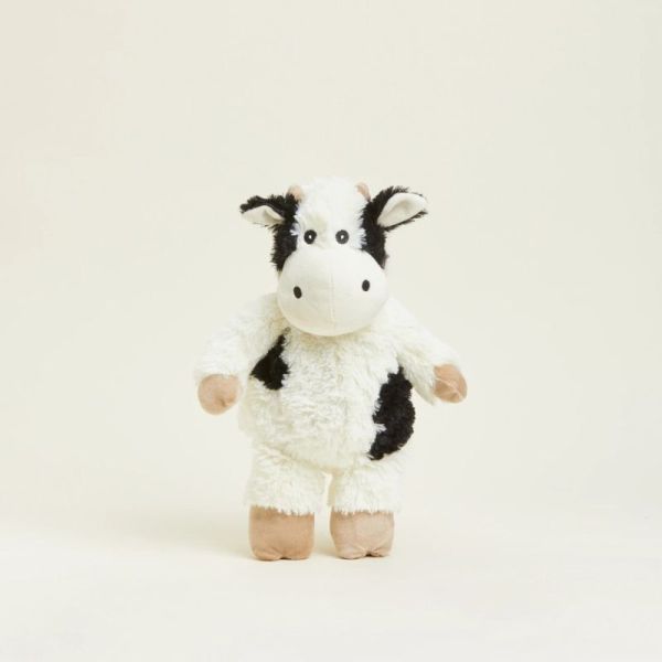Soframar Warmies Bouillotte Peluche Déhoussable Vache 25 cm - Chaleur réconfortante et apaisante