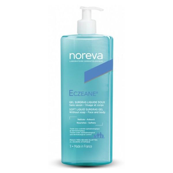 Noreva Eczeane Gel Surgras Liquide Doux 1 Litre