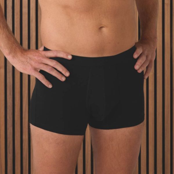 TENA Men Protective Boxer - Taille L - 1 Boxer Lavable Noir - Pour Homme Fuites Urinaires Légères