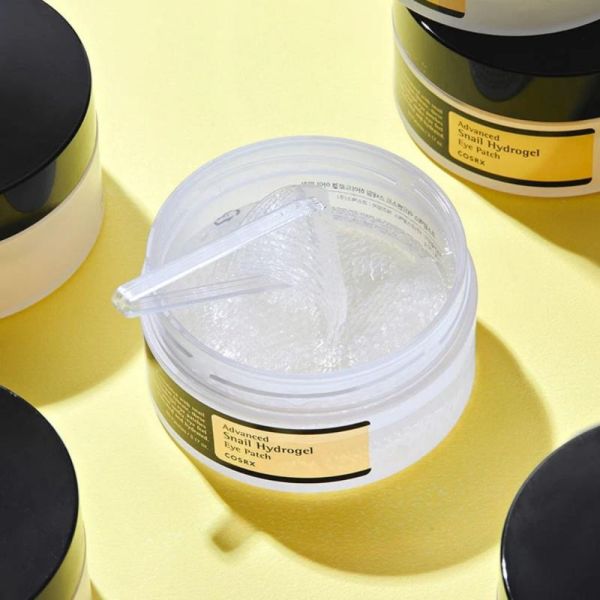 COSRX Advanced Snail Hydrogel Eye Patch 60 unités - Patchs yeux hydrogel régénérants et hydratants