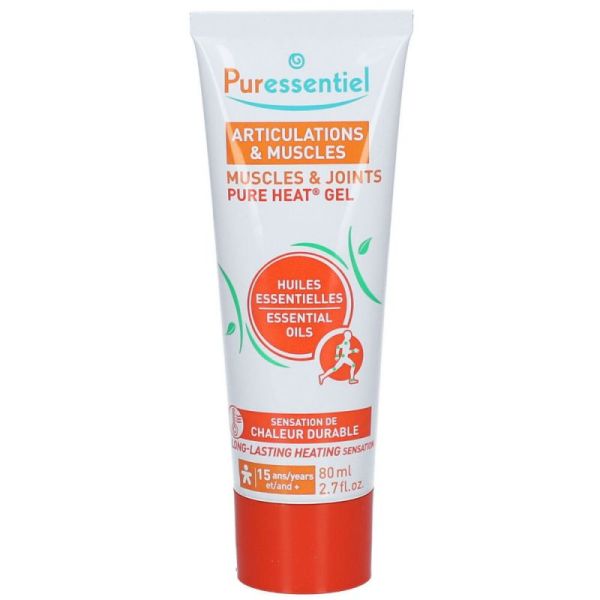 Puressentiel Articulations & Muscles Pure Heat Gel aux Huiles Essentielles 80 ml