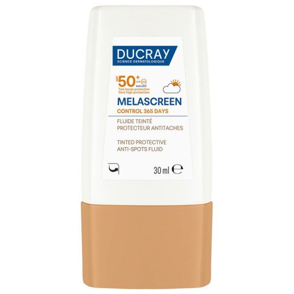 Ducray Melascreen Fluide Teinté Anti-Taches Protecteur SPF50+ - 30ml - Protège, corrige et illumine le teint