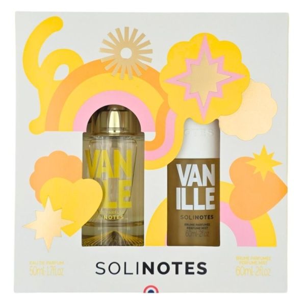Solinotes Coffret Brume Parfumée et Eau de Parfum Vanille - Parfum doux et relaxant