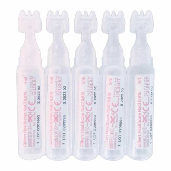 Gifrer Sérum Physiologique 40 Unidoses de 5 ml - Hygiène Nez et Yeux Bébé